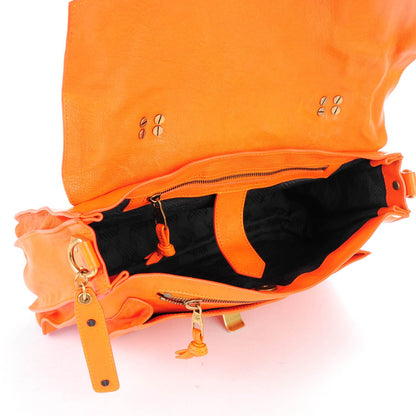 Proenza Schouler Lambskin Medium PS1 Satchel Orange 7 of 7