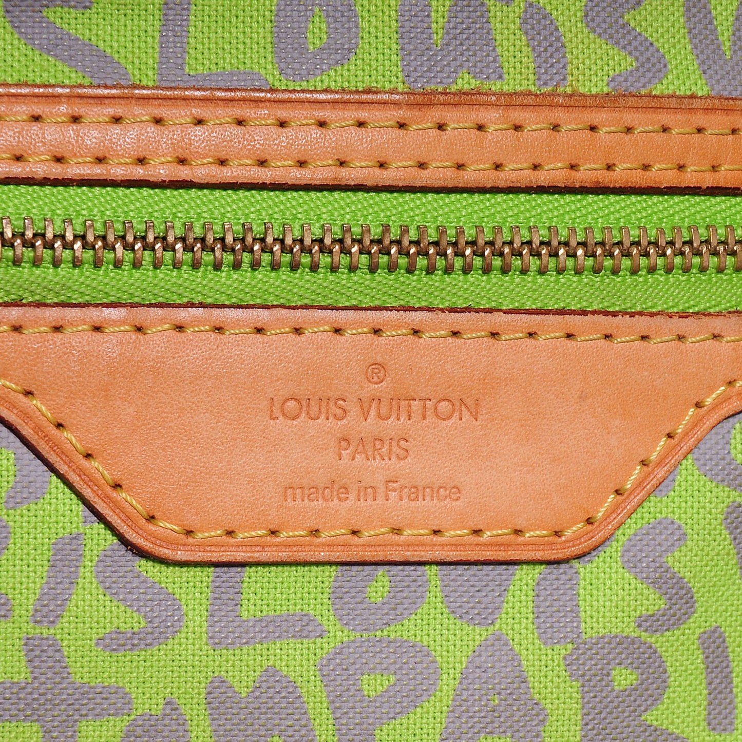 Monogram Graffiti Neverfull GM Green