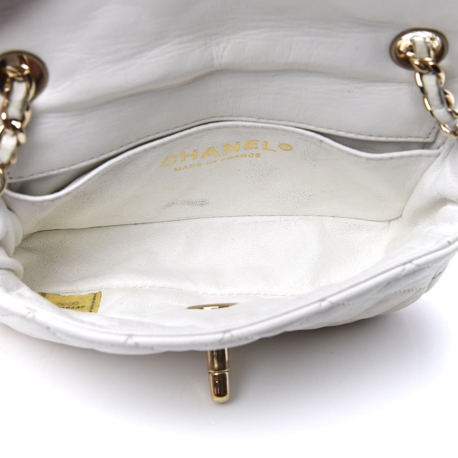 Chanel Lambskin Quilted Extra Mini Flap Heart Valentine Charms White 4 of 9