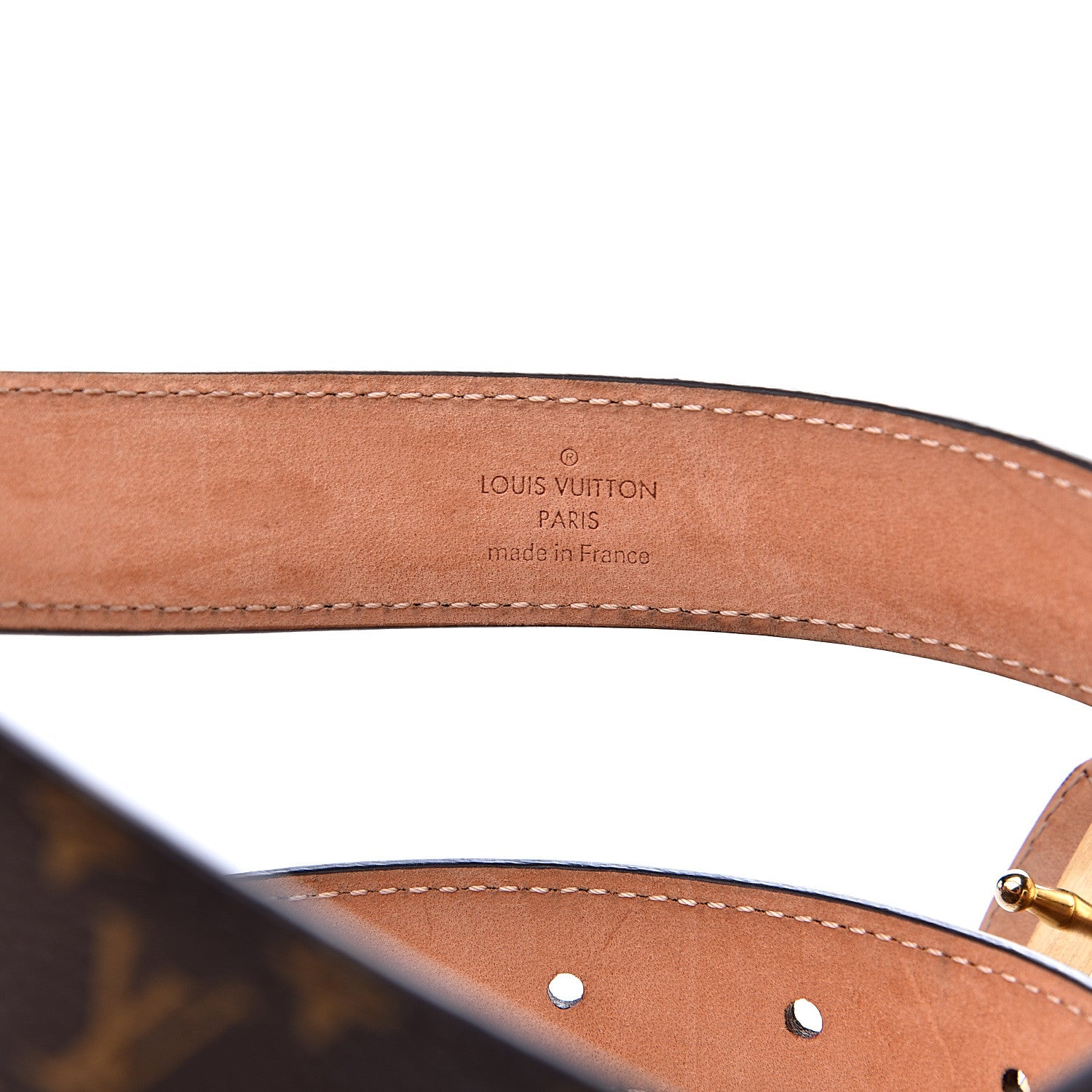 Louis Vuitton Mini Monogram 25mm LV Initiales Belt 85 34 4 of 7