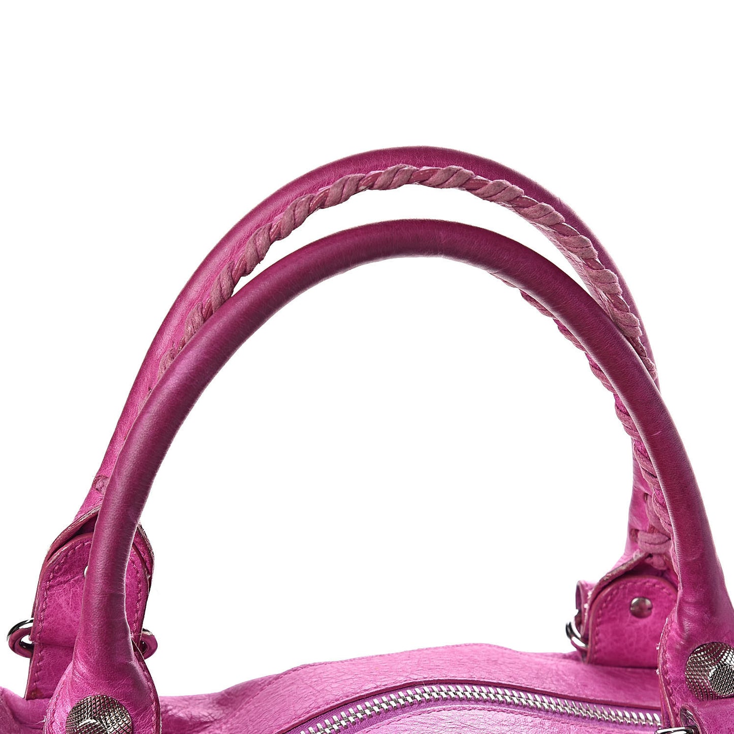 Agneau Giant 21 Silver Hardware Weekender Magenta