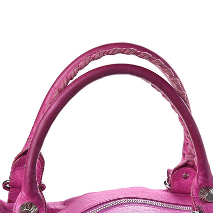 Balenciaga Agneau Giant 21 Silver Hardware Weekender Magenta 8 of 32