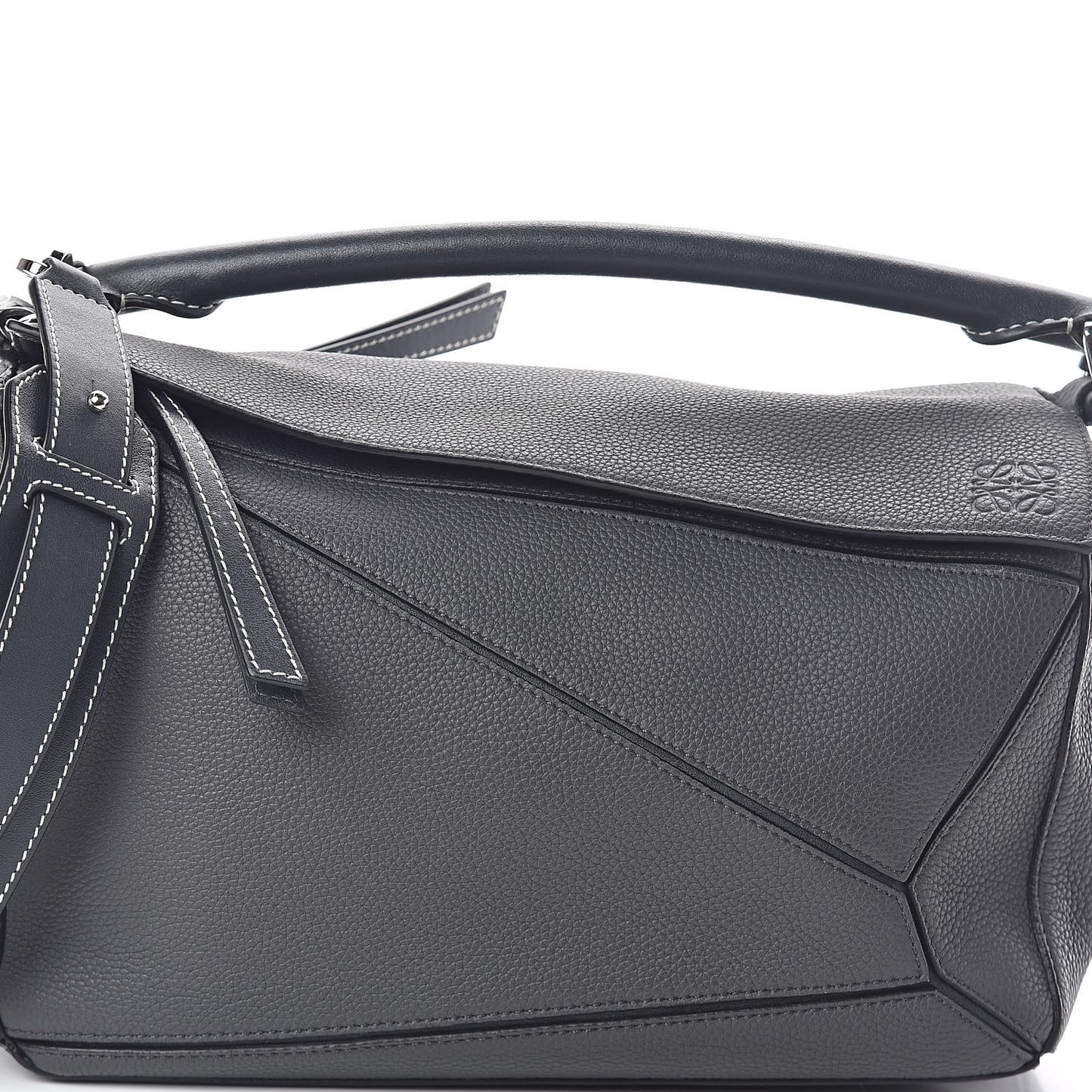 Calfskin Puzzle Bag Grey