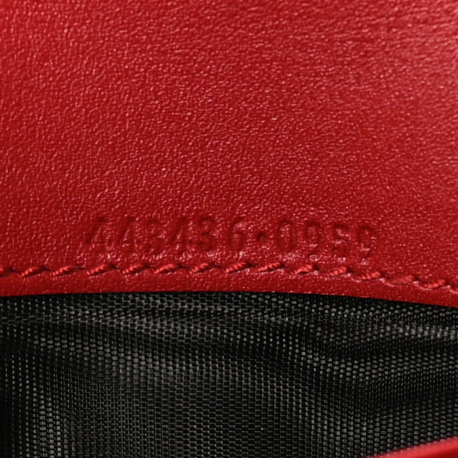 Gucci Calfskin Matelasse GG Marmont Continental Wallet Hibiscus Red 8 of 11