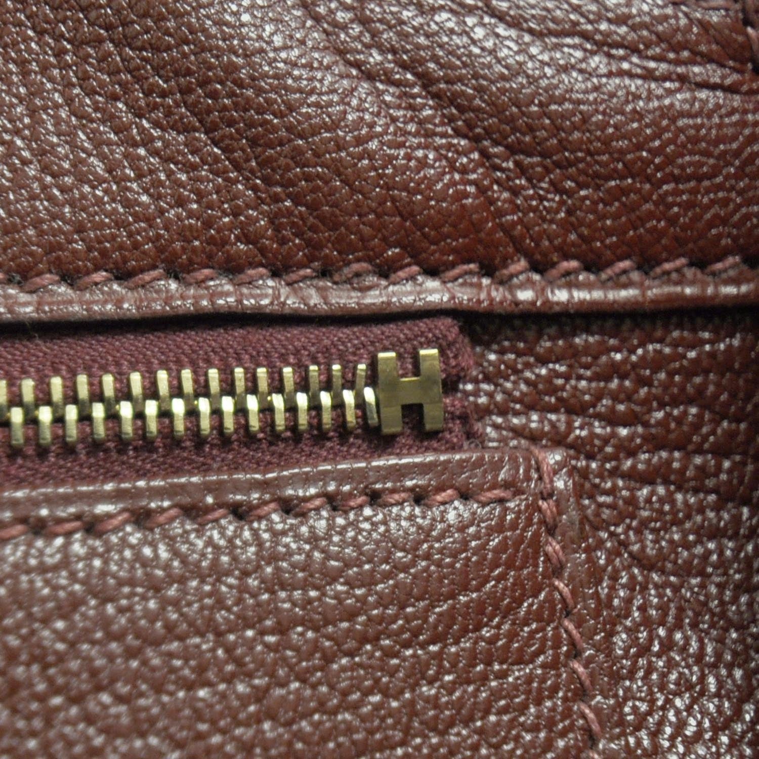 Hermes Chevre de Coromandel Birkin 35 Rouge H 8 of 9