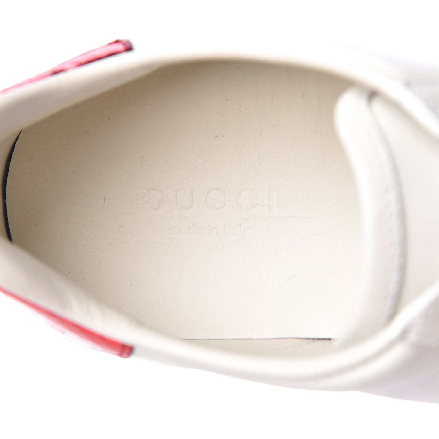 Calfskin Ayers Web Dagger Embroidered Womens Ace Sneakers 37 White