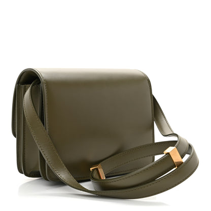 Celine Box Calfskin Small Classic Box Flap Bag Army Green 3 of 9