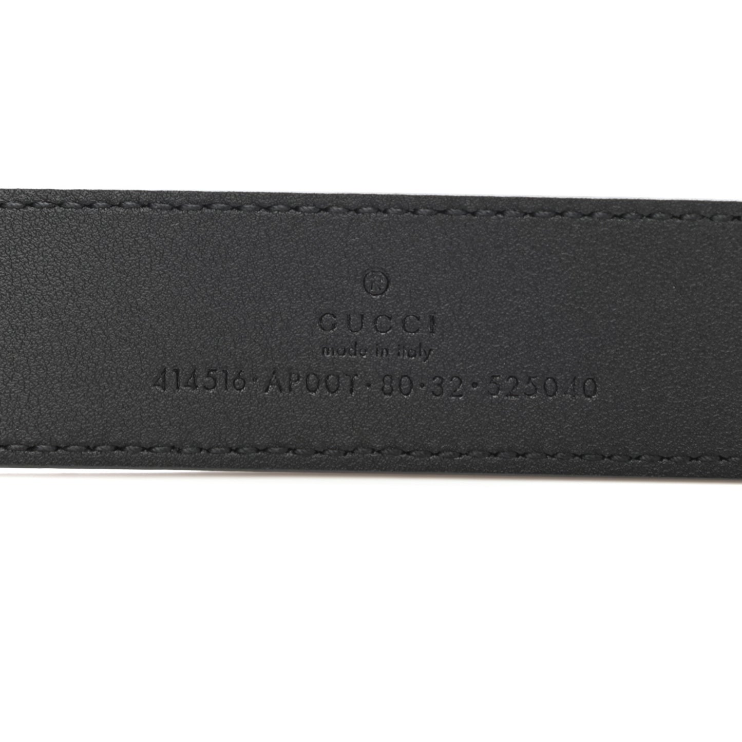 Calfskin Double G 30mm Belt 80 32 Black