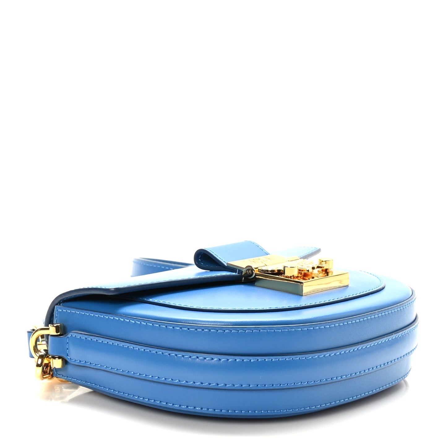 Calfskin Mini Patricia Crossbody Bag Blue