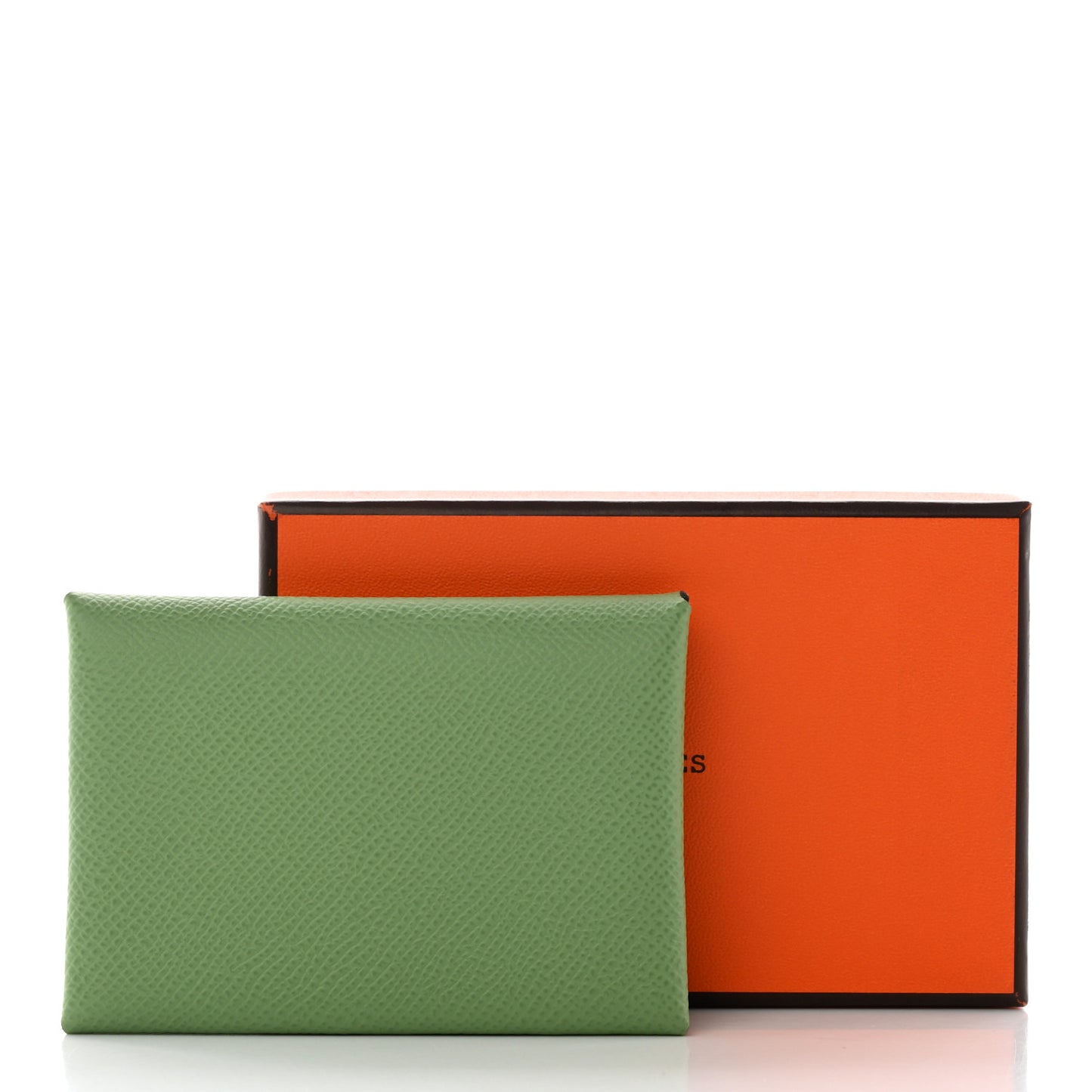 Epsom Calvi Duo Card Case Vert Criquet