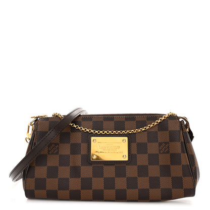 Louis Vuitton Damier Ebene Eva Clutch 1 of 9