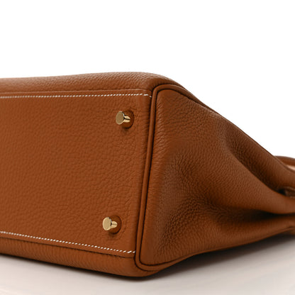 Hermes Togo Kelly Retourne 28 Gold 8 of 8