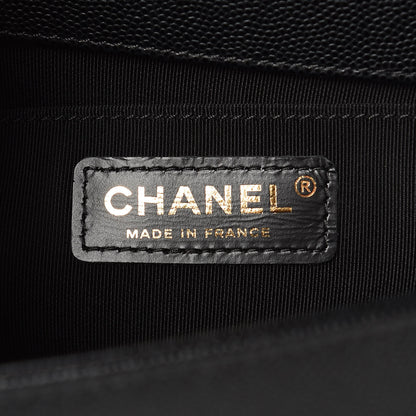 Chanel Caviar Quilted Medium Boy Flap Black 6 of 9
