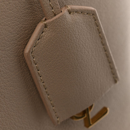 Saint Laurent Calfskin Large Shopping Tote Dark Beige 14 of 15