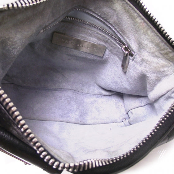 Leather Small Hobo Black