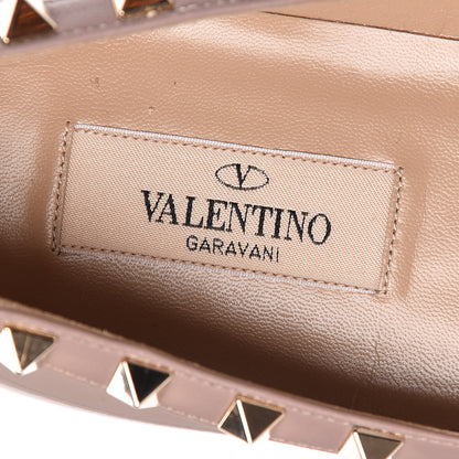 Valentino Garavani Patent Rockstud Ballerina Flats 38 Poudre 7 of 10