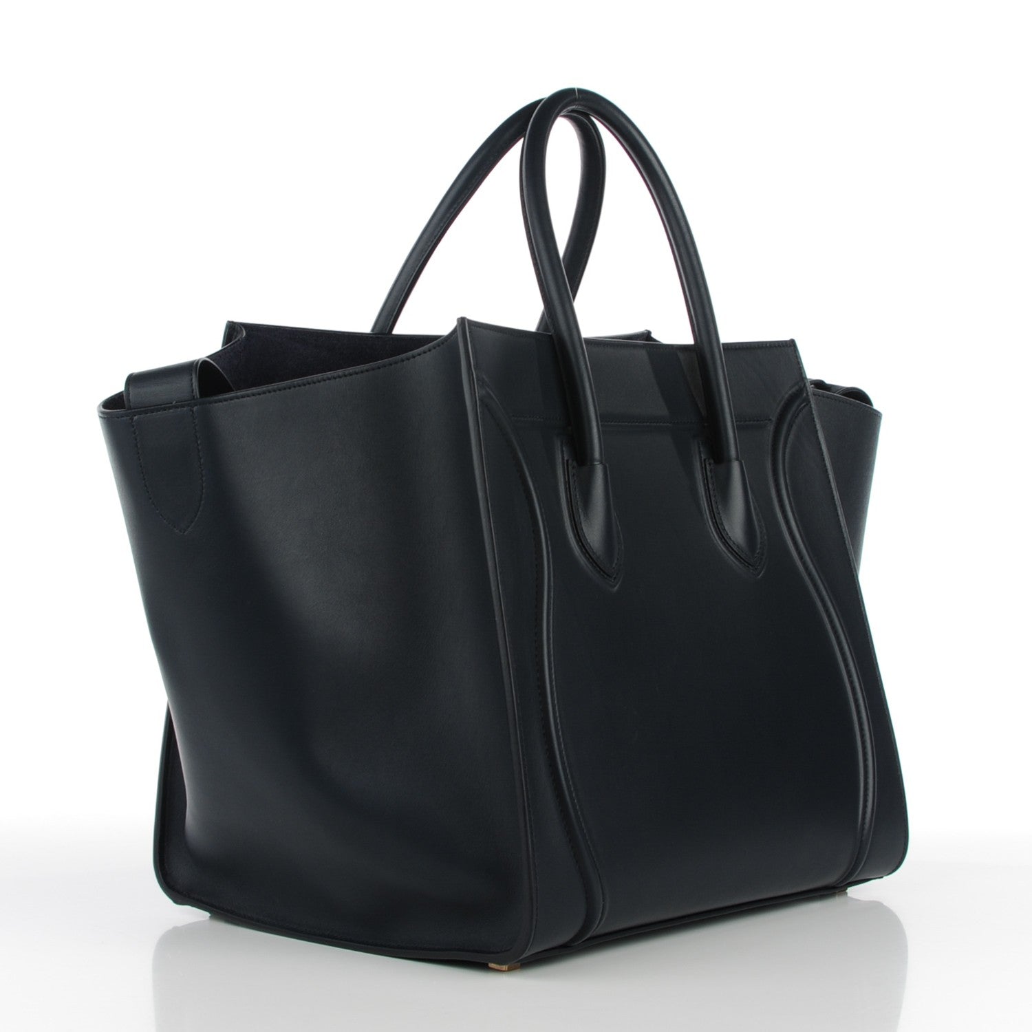 Celine Smooth Calfskin Medium Phantom Luggage Navy Blue 3 of 7