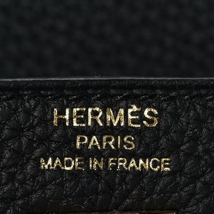Hermes Togo Kelly Retourne 25 Black 6 of 9
