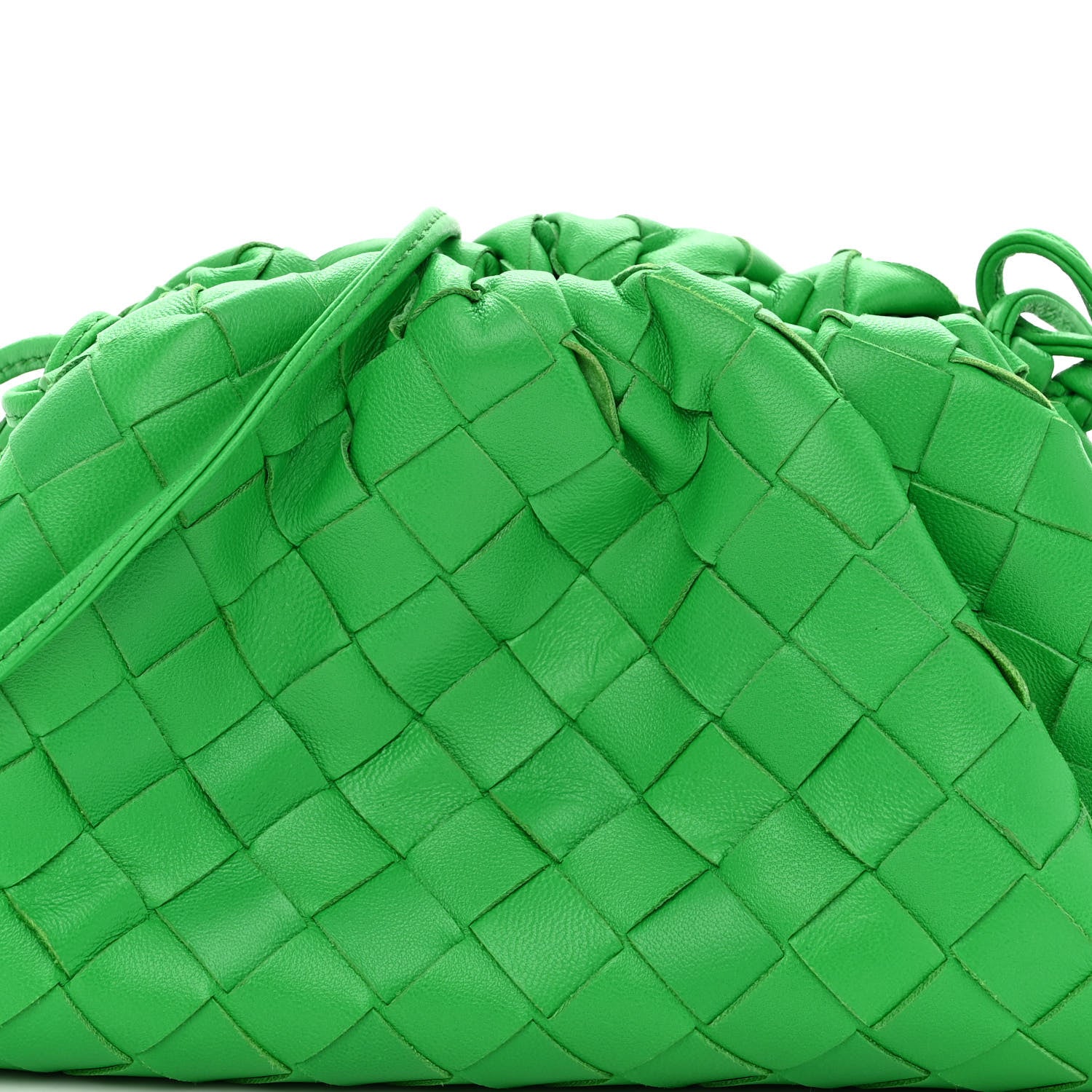 Bottega Veneta Nappa Intrecciato The Mini Pouch Clutch Parakeet 7 of 10