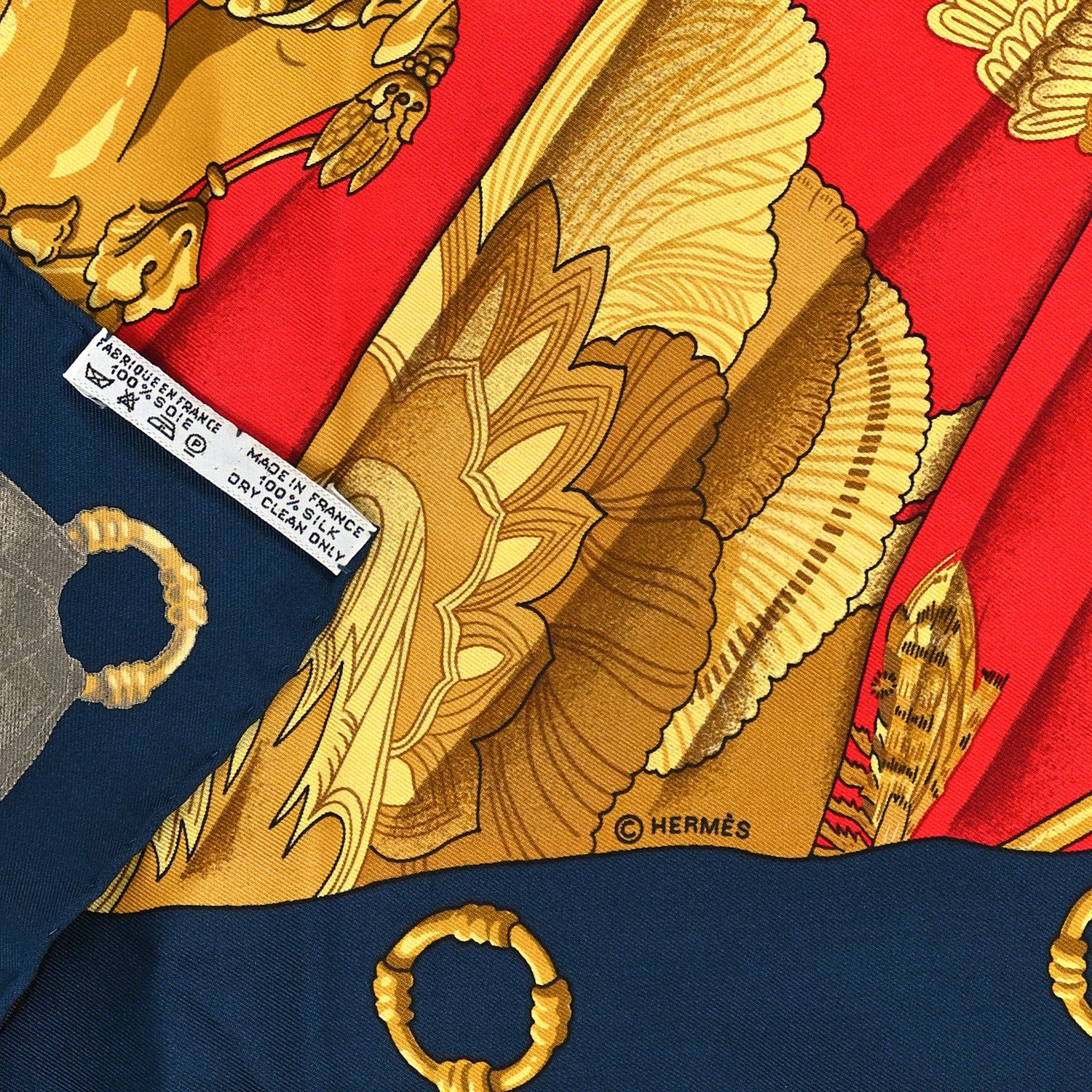 Hermes Silk Soleil De Soie Scarf 90 3 of 4