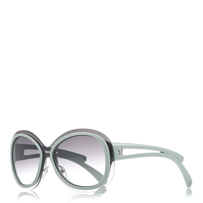 Louis Vuitton Acetate Two-Tone Frame Flore Sunglasses Z0452U Green 1 of 8