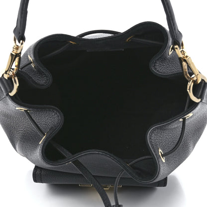 Louis Vuitton Calfskin Lockme Bucket MM Black 5 of 11