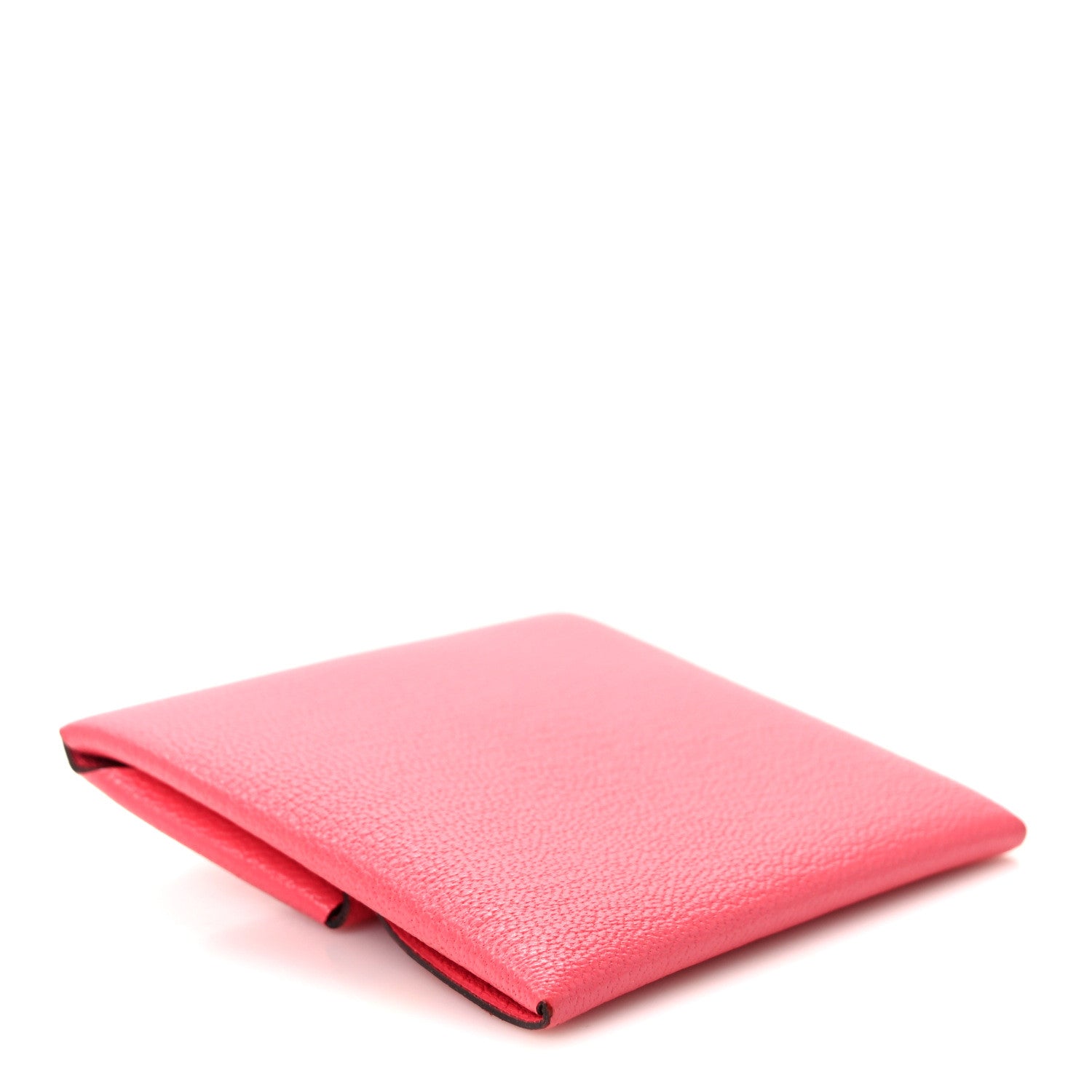 Hermes Chevre Mysore Bastia Coin Purse Rose Azalee 4 of 8