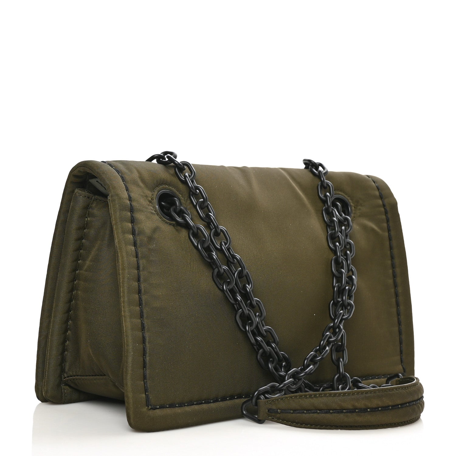 Prada Nylon Tessuto Chain Shoulder Bag Mimetico 3 of 6
