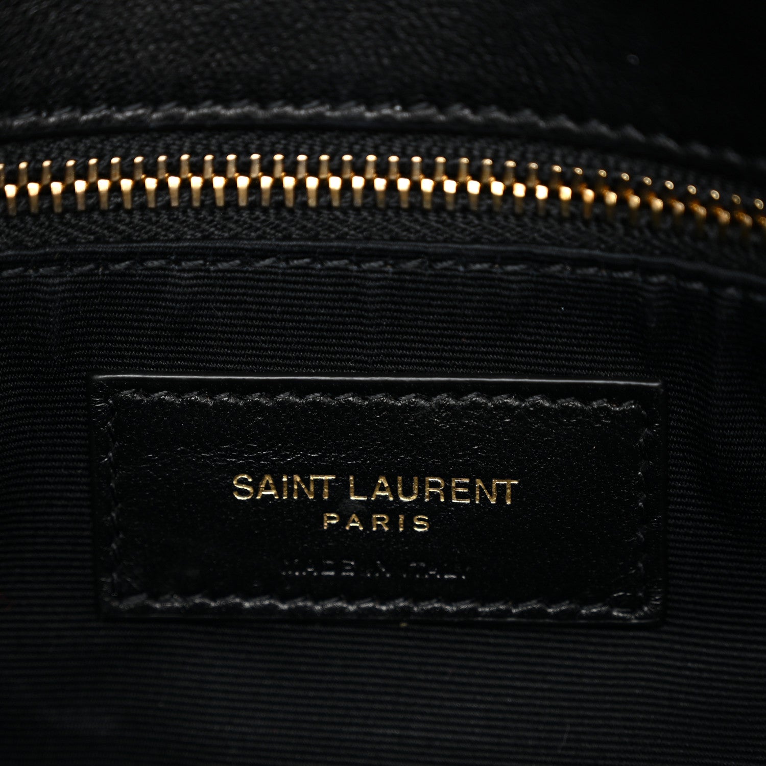 Saint Laurent Lambskin Quilted Toy Loulou Puffer Monogram Chain Satchel Black 6 of 11