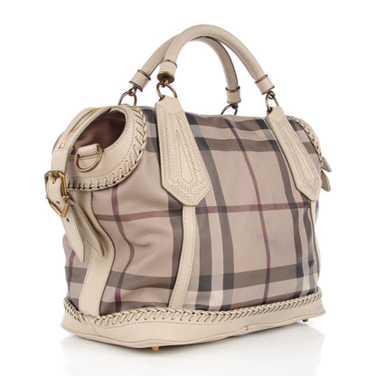 Burberry Smoked Check Medium Ellers Tote Trench 6 of 12