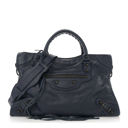 Balenciaga Agneau Classic Hardware City Bleu Nuit Dark Sea 1 of 12