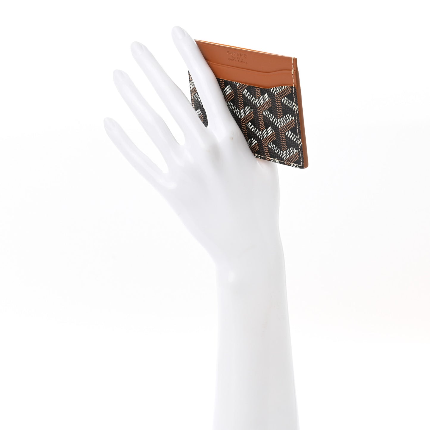 Goyardine Saint Sulpice Card Holder Black Gold