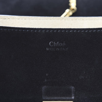 Chloe Suede Calfskin Mini Drew Shoulder Bag Black 6 of 10