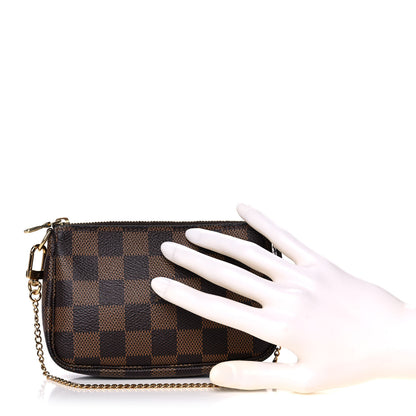 Louis Vuitton Damier Ebene Mini Pochette Accessories 2 of 10
