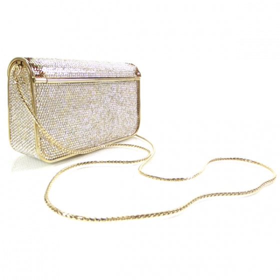 Swarovski Crystal Envelope Minaudiere Clutch