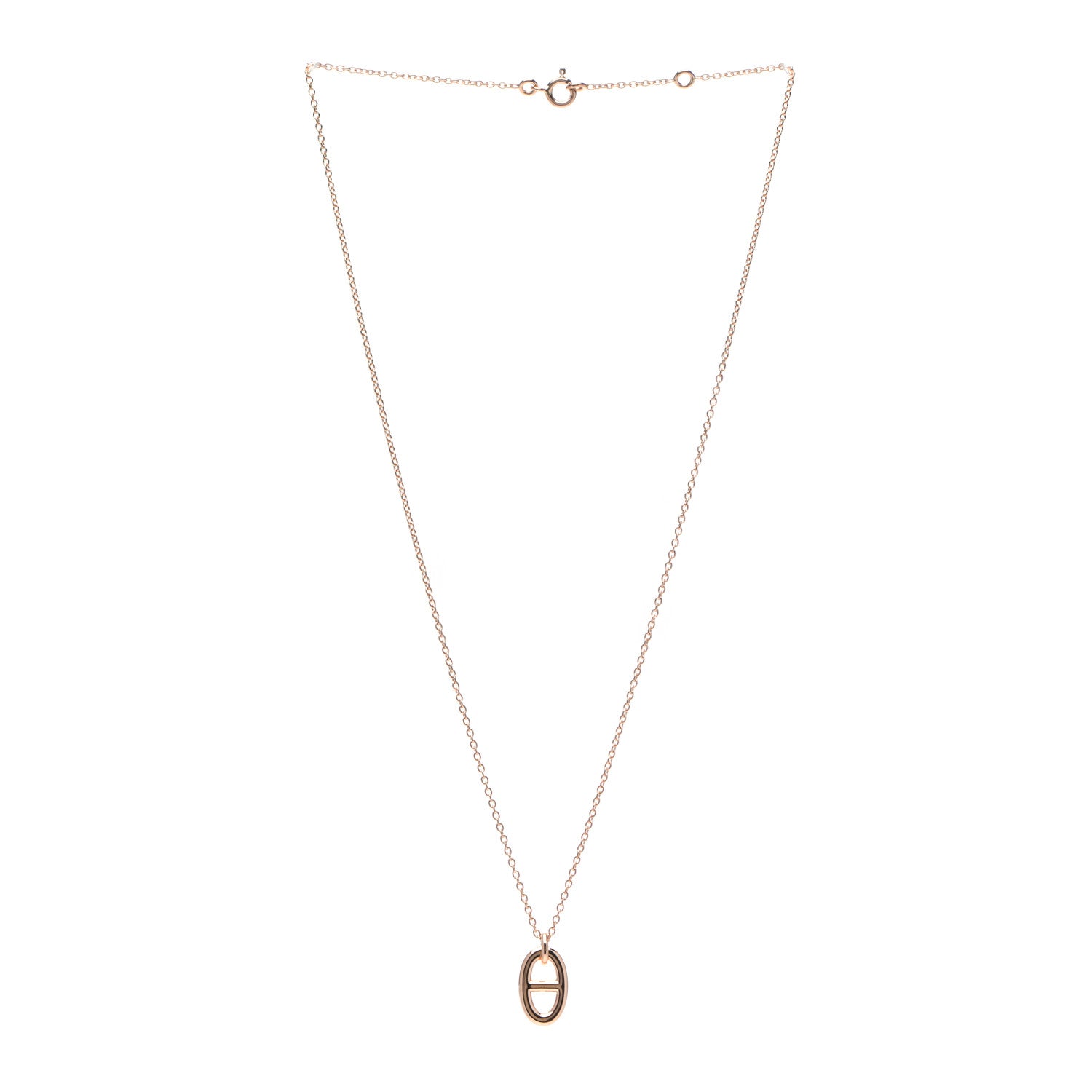Hermes 18K Rose Gold PM Farandole Pendant Necklace 3 of 4