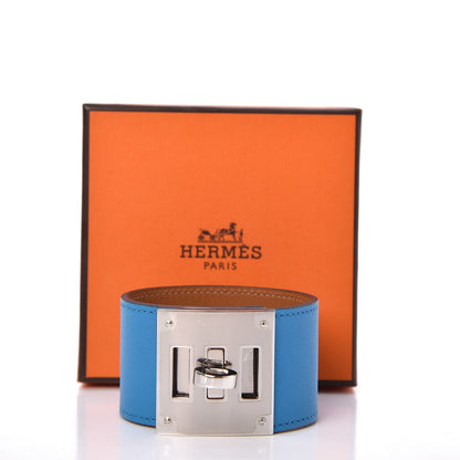 Hermes Swift Kelly Dog Bracelet T2 Bleu Zanzibar 6 of 6