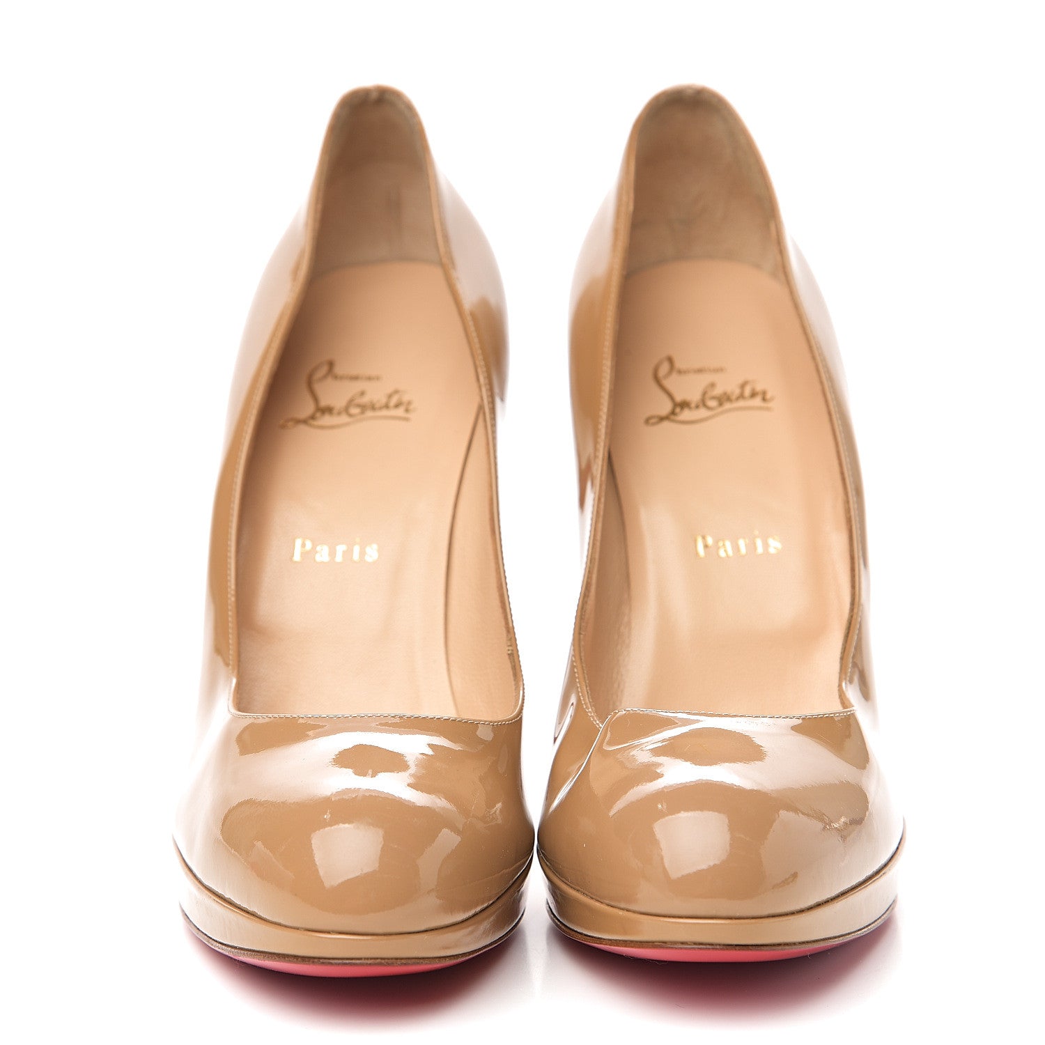 Christian Louboutin Patent New Simple 120 Pumps 40 Nude 2 of 11