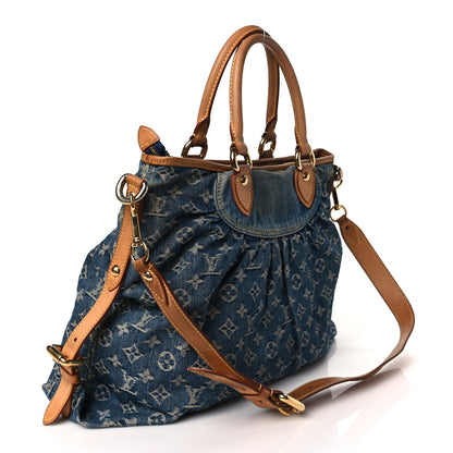 Louis Vuitton Denim Neo Cabby GM Blue 3 of 11
