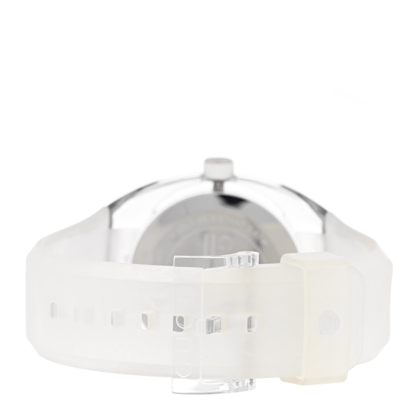 Stainless Steel Rubber 46mm Sync Web Quartz Watch White
