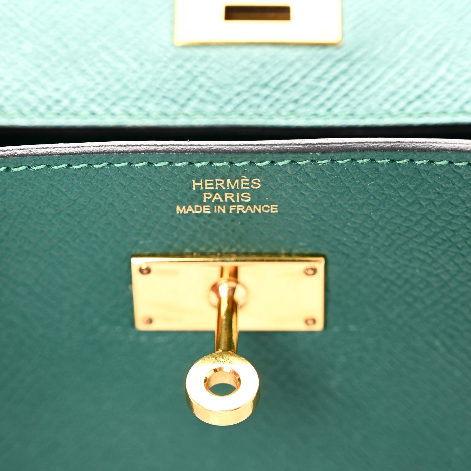 Hermes Epsom Kelly Longue Wallet Malachite 6 of 8