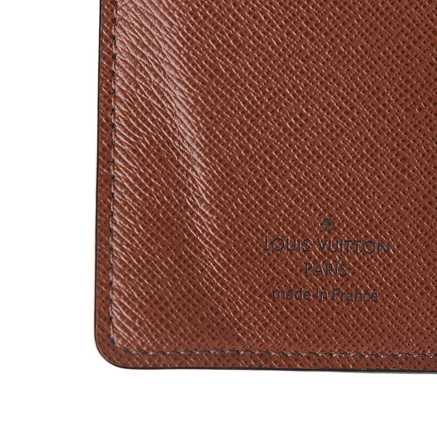 Monogram Checkbook Holder Case Wallet