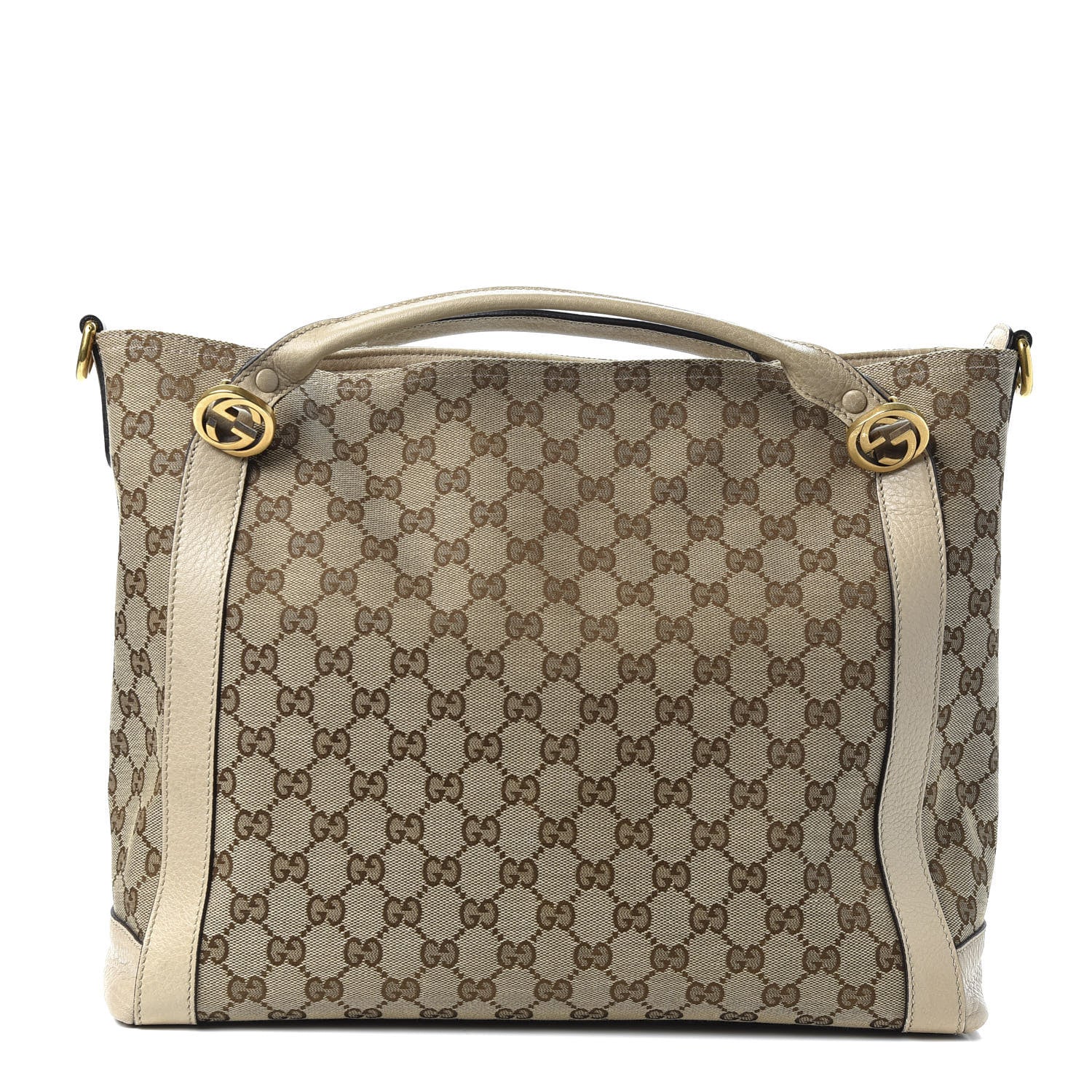 Gucci Monogram Medium Miss GG Top Handle Bag White 1 of 9