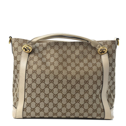 Gucci Monogram Medium Miss GG Top Handle Bag White 1 of 9