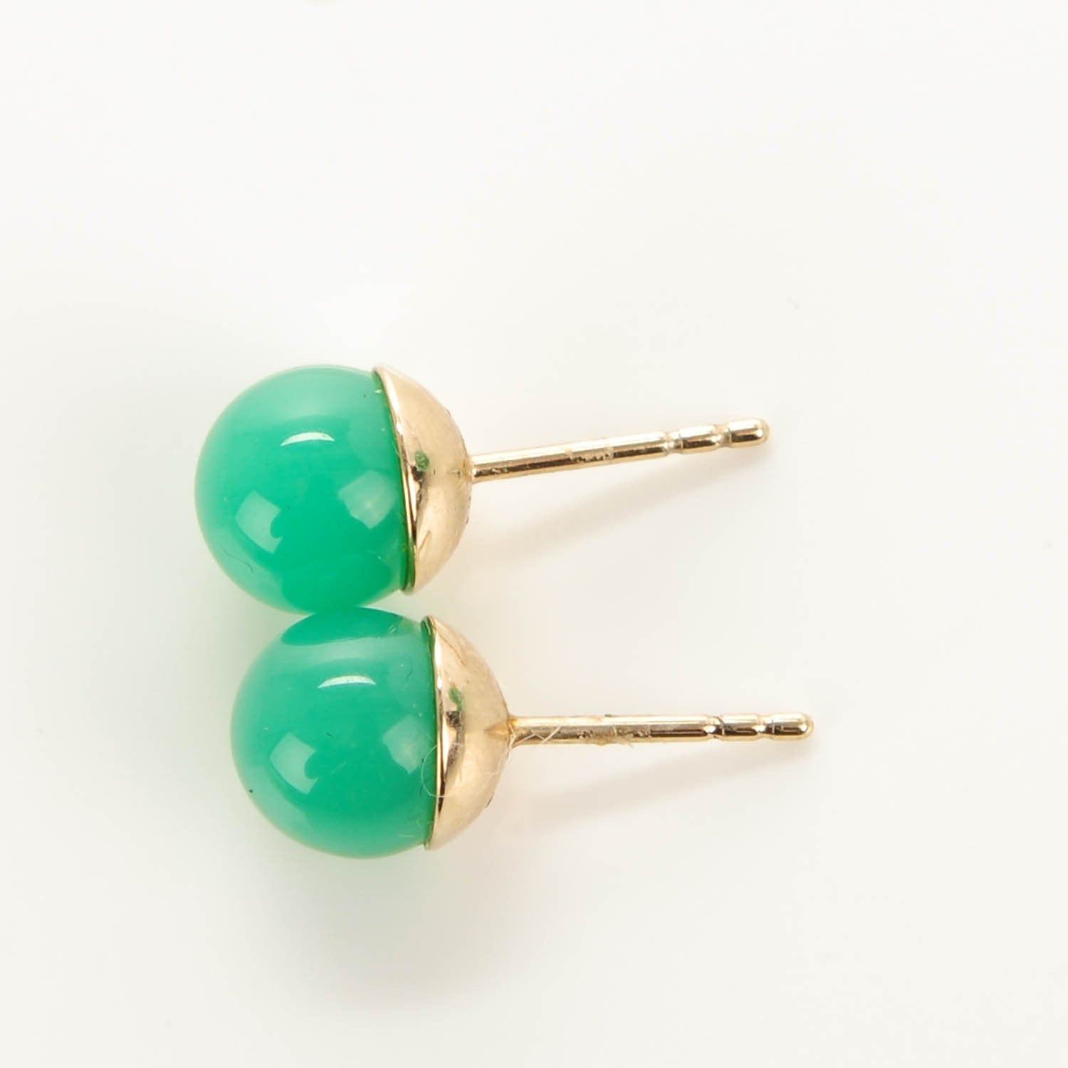 Christian Dior Mise En Dior Tribal Earrings Jade Green 3 of 5