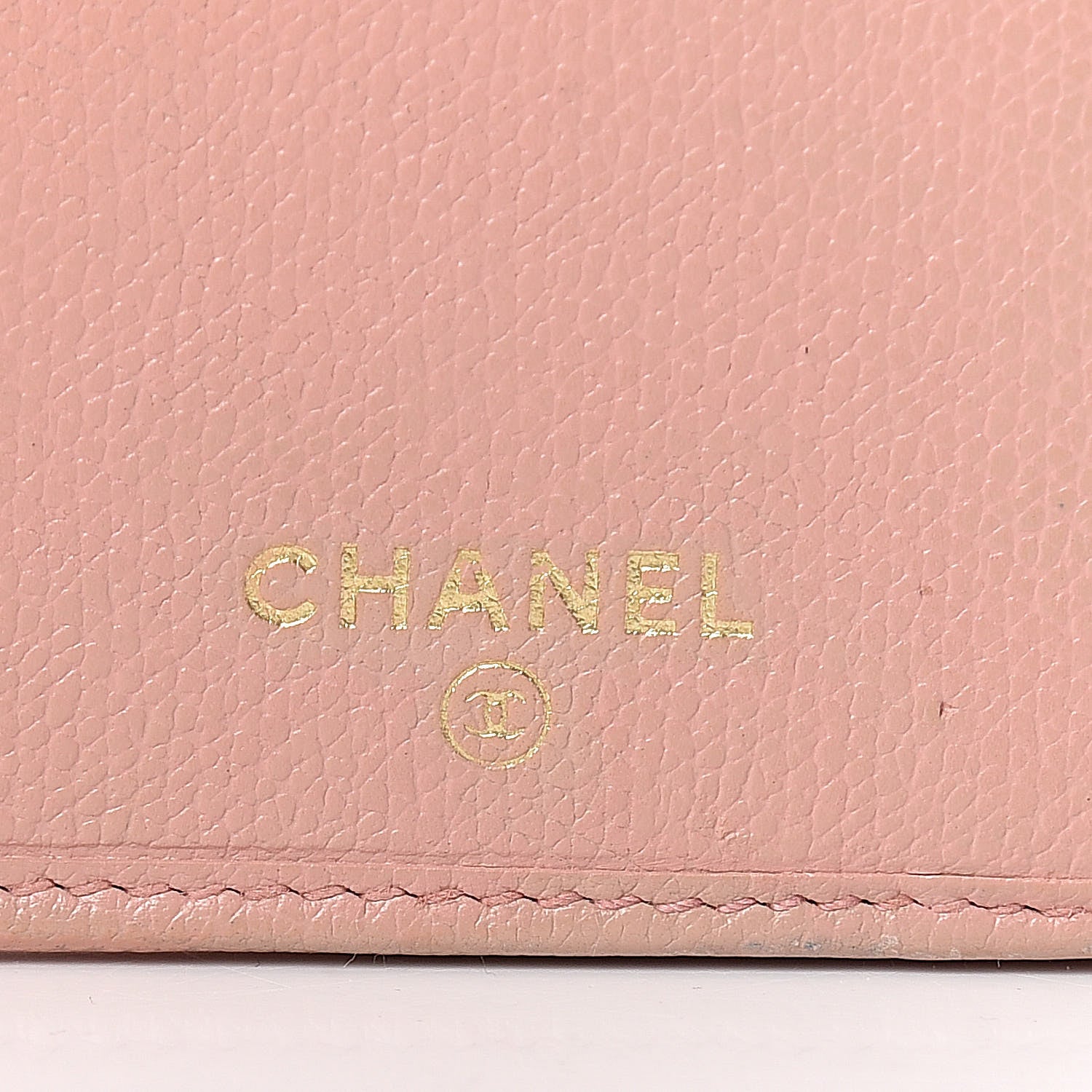 Chanel Grained Calfskin CC Button Wallet Pink 8 of 24