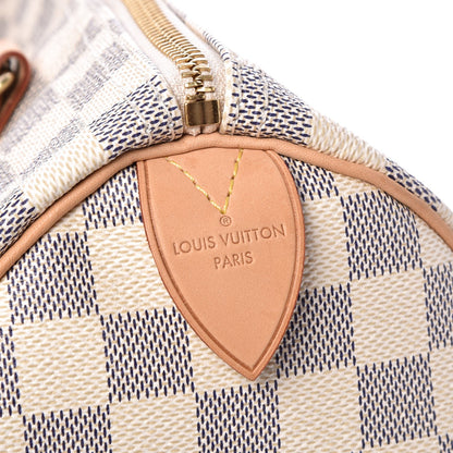 Louis Vuitton Damier Azur Speedy 30 6 of 9