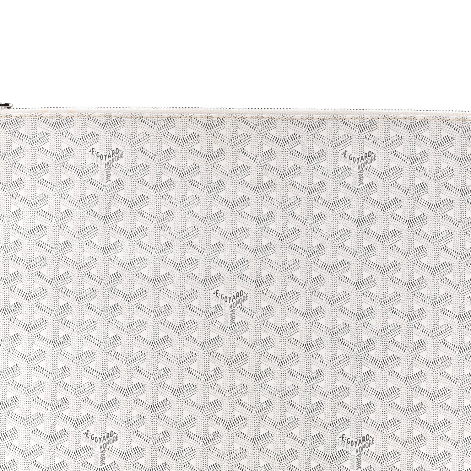 Goyard Goyardine Senat Pochette GM White 7 of 7