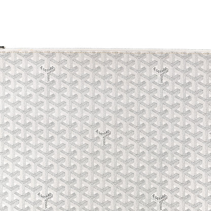 Goyard Goyardine Senat Pochette GM White 7 of 7