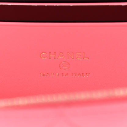 Chanel Shiny Caviar Quilted Pick Me Up Vanity Case Pink 6 of 11
